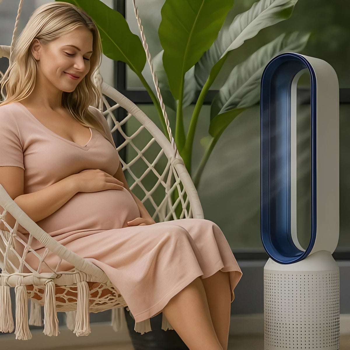 Smart Airflow Enhancer | Bladeless Fan with Remote Control