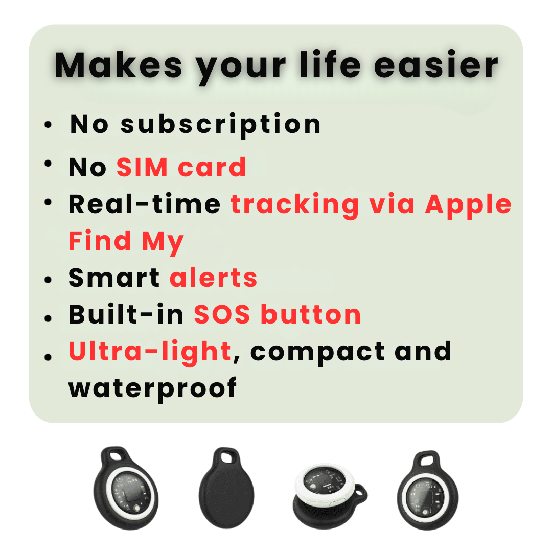 Sleek GPS Locator | Instant Tracking Device with Waterproof Build | Extended Battery Life for Ultimate Peace of Mind