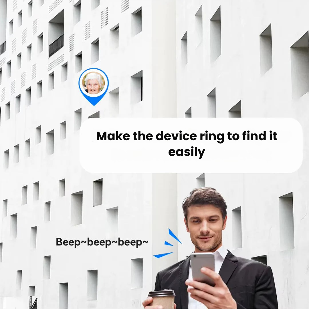 Sleek GPS Locator | Instant Tracking Device with Waterproof Build | Extended Battery Life for Ultimate Peace of Mind