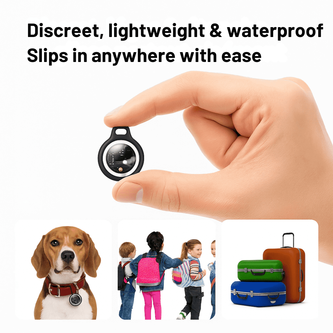 Sleek GPS Locator | Instant Tracking Device with Waterproof Build | Extended Battery Life for Ultimate Peace of Mind