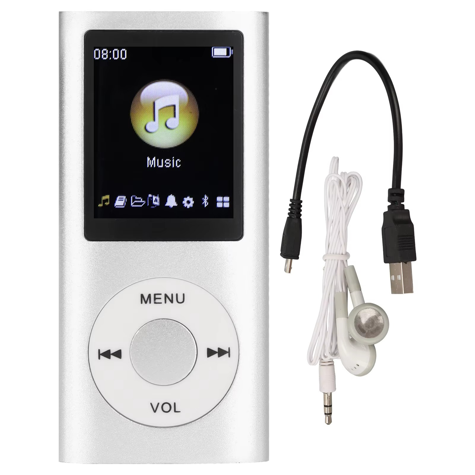 Sleek High-Fidelity Audio Player with 1.8-Inch Display