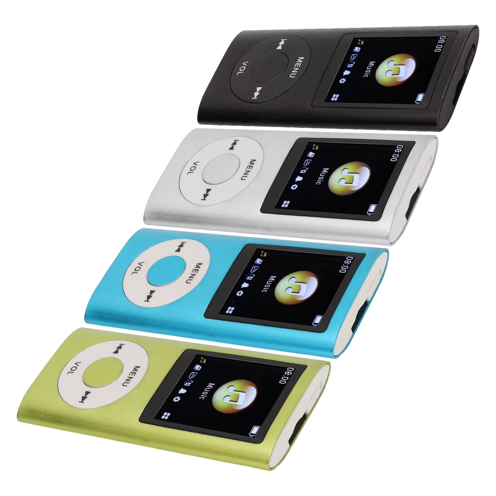 Sleek High-Fidelity Audio Player with 1.8-Inch Display