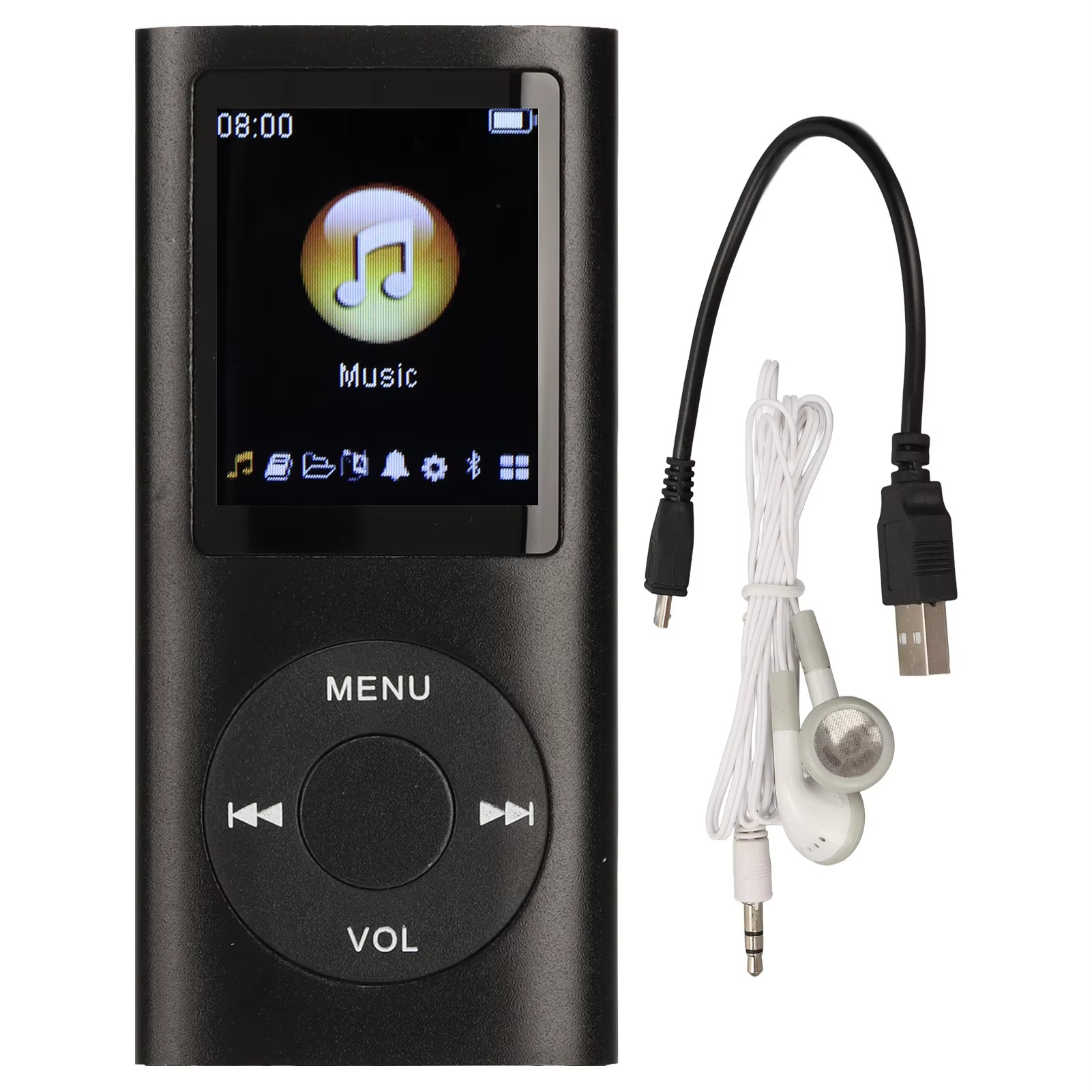 Sleek High-Fidelity Audio Player with 1.8-Inch Display