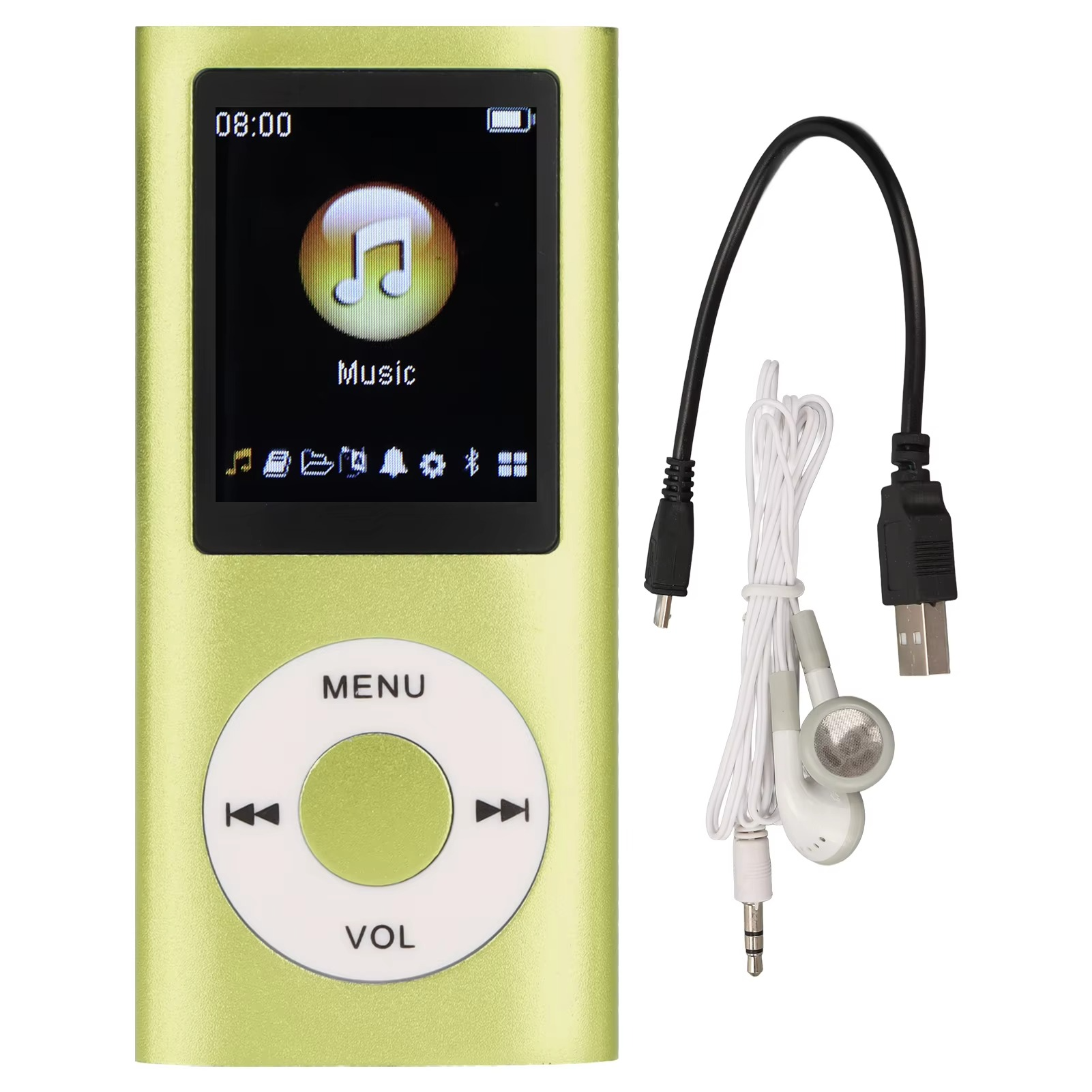 Sleek High-Fidelity Audio Player with 1.8-Inch Display