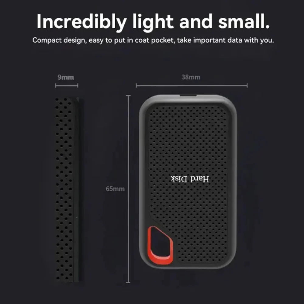 Ultra-Slim External SSD | Fast, Reliable Storage for On-the-Go