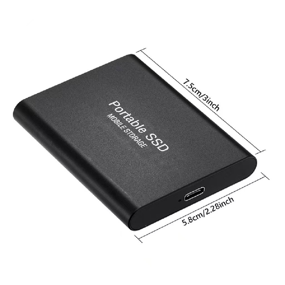 Ultra-Fast 512GB Portable Data Drive for Home & Travel