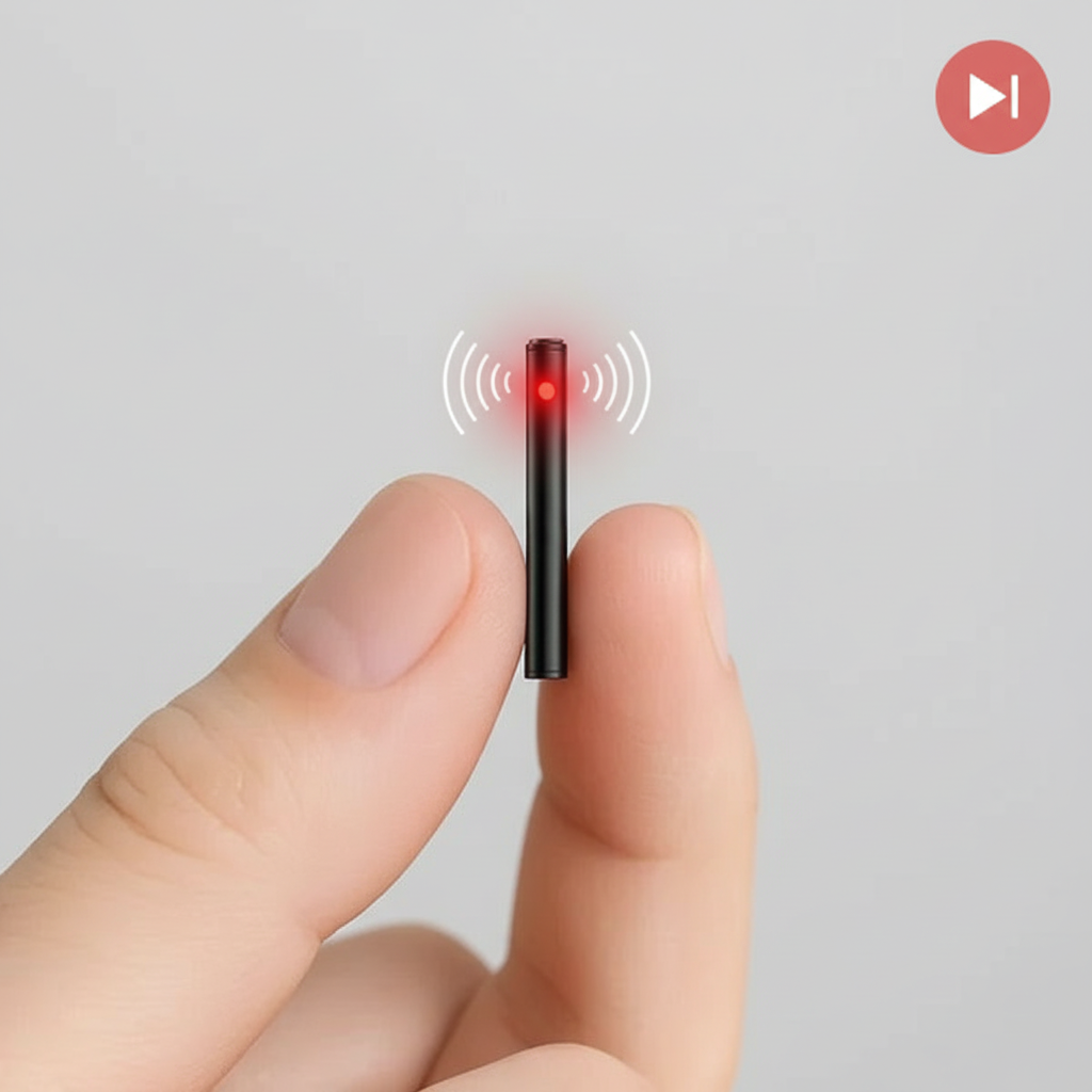 Pocket-Sized Audio Recorder | Smart Voice Activation & Sleek Design