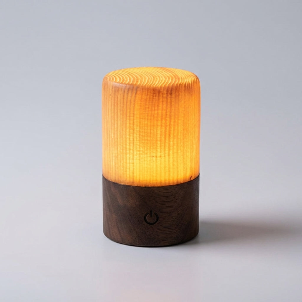 Warm LED Table Lamp for Cozy Atmosphere - Compact Design
