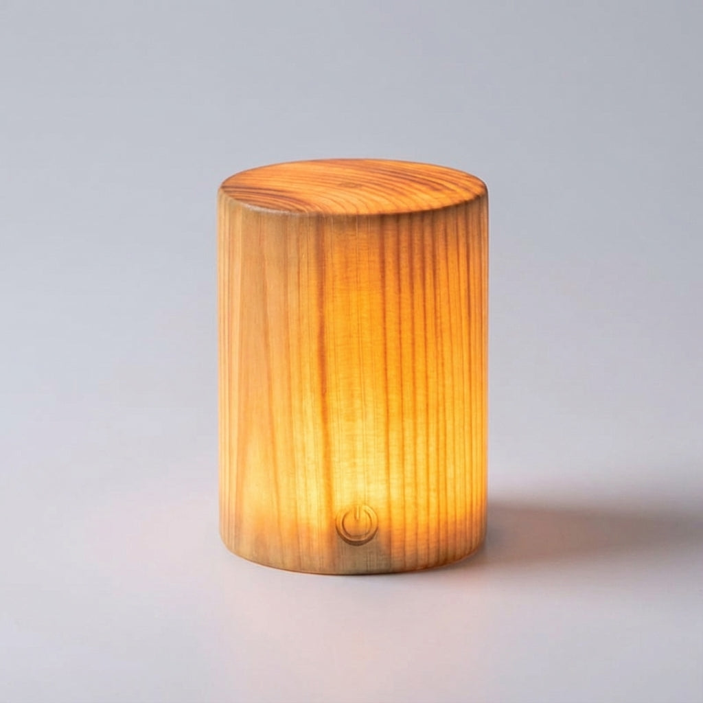 Warm LED Table Lamp for Cozy Atmosphere - Compact Design