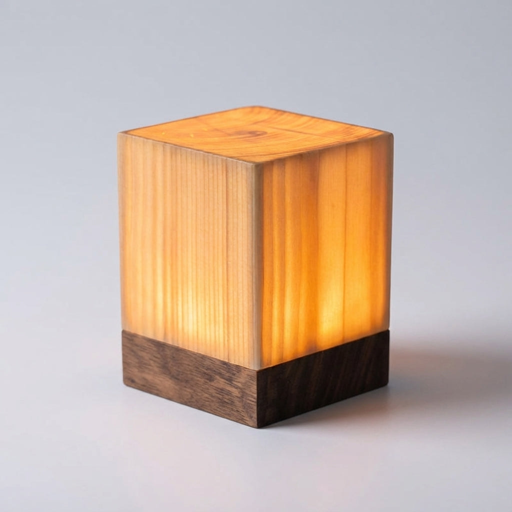 Warm LED Table Lamp for Cozy Atmosphere - Compact Design