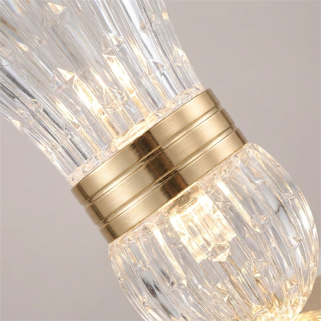 Stylish Crystal Table Lamp in Compact Design
