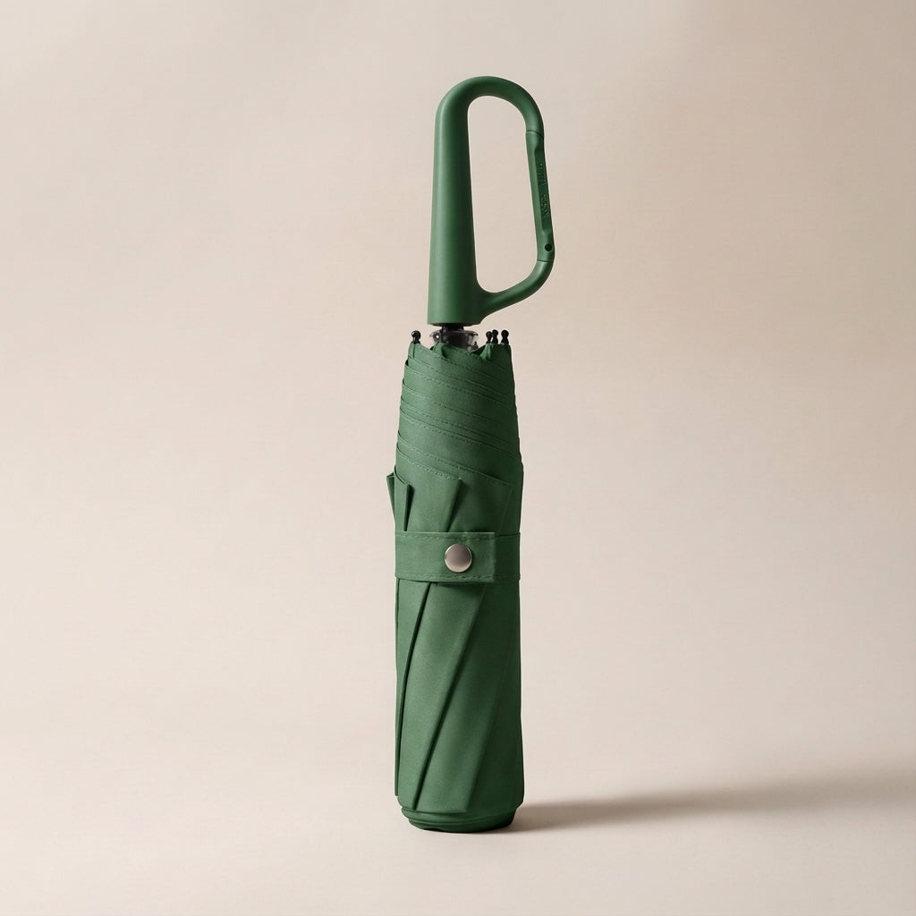 Folding Umbrella with Clip – Compact Design for Easy Carrying
