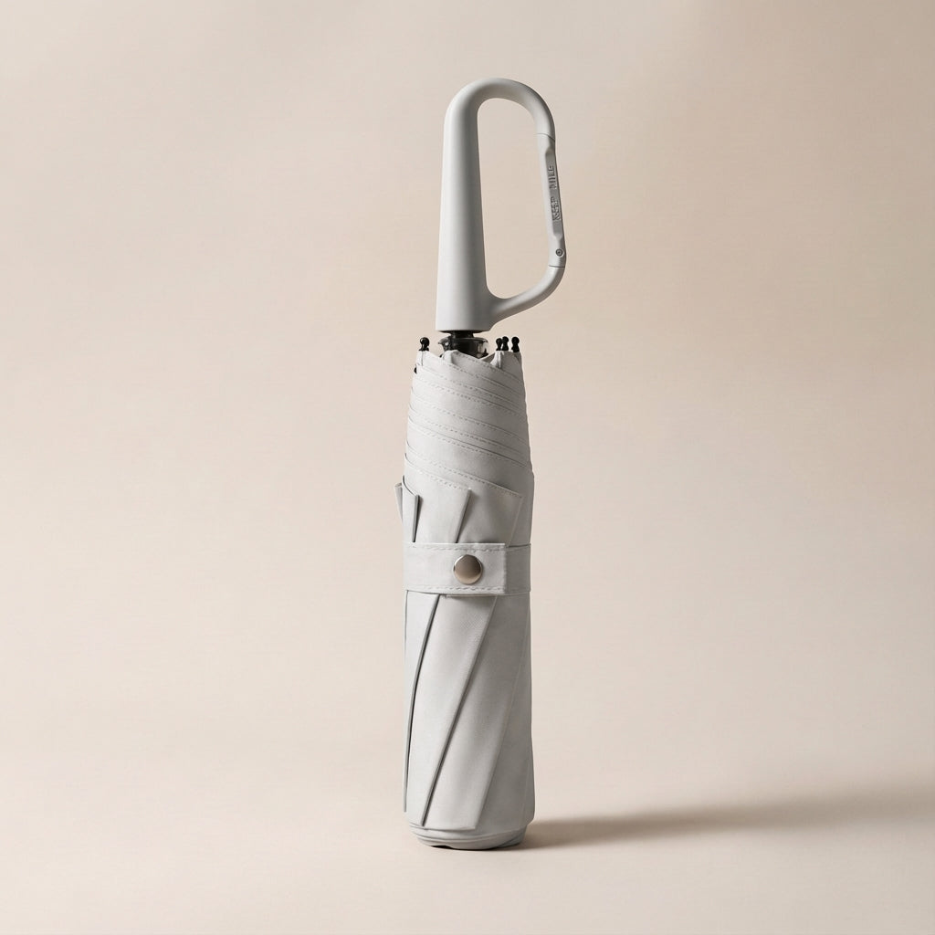 Folding Umbrella with Clip – Compact Design for Easy Carrying