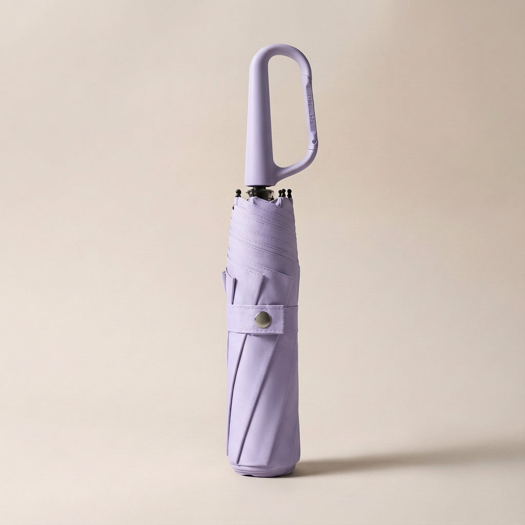 Folding Umbrella with Clip – Compact Design for Easy Carrying