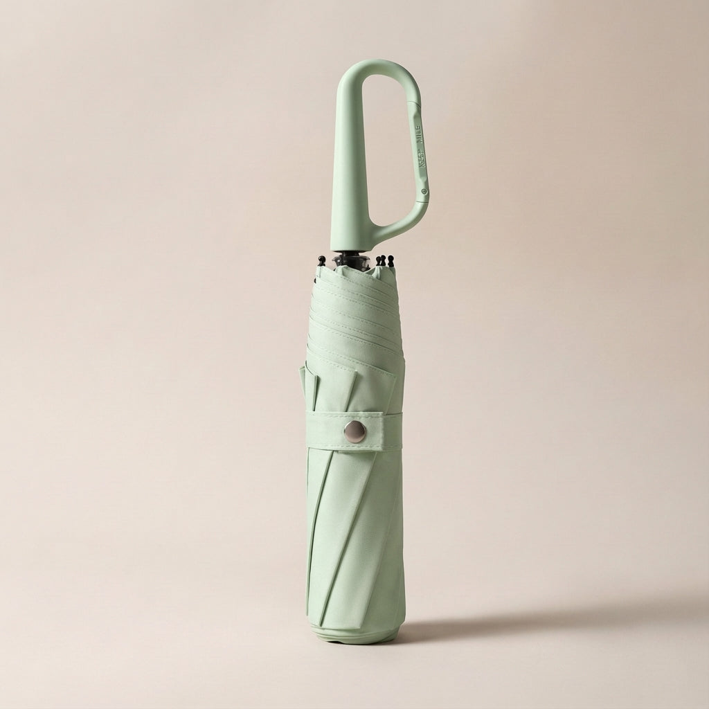 Folding Umbrella with Clip – Compact Design for Easy Carrying