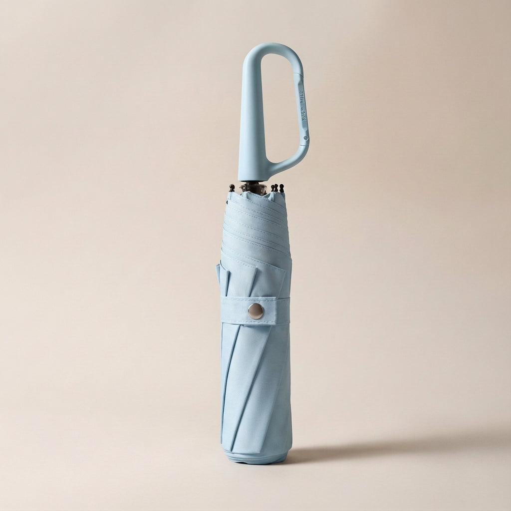 Folding Umbrella with Clip – Compact Design for Easy Carrying