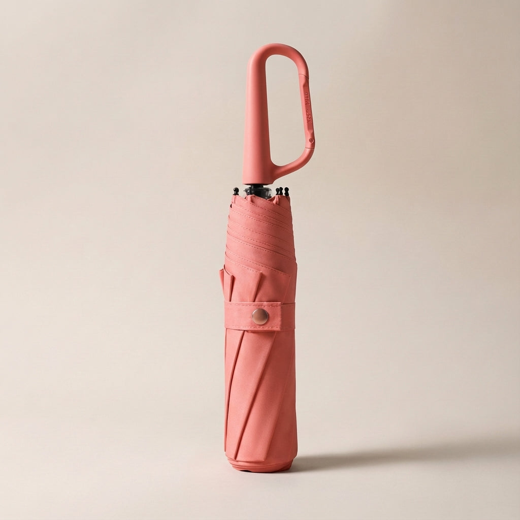 Folding Umbrella with Clip – Compact Design for Easy Carrying