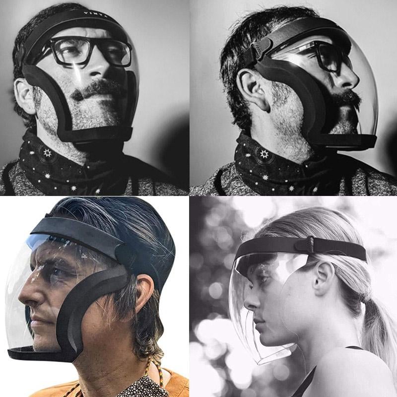 All-Around Face Shield | Clear Protection with Anti-Fog Features | Custom Fit for Every Face