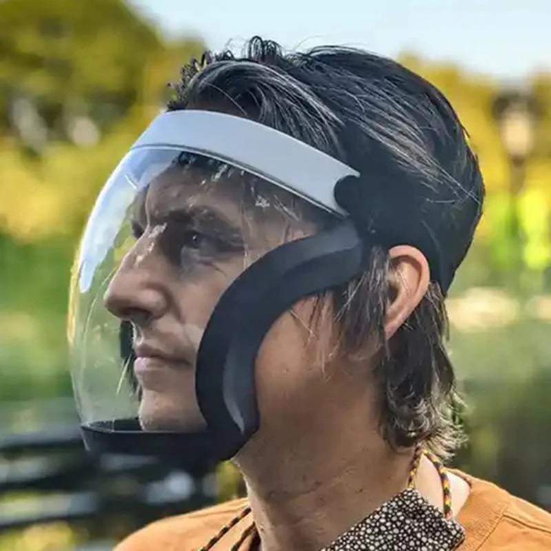 All-Around Face Shield | Clear Protection with Anti-Fog Features | Custom Fit for Every Face