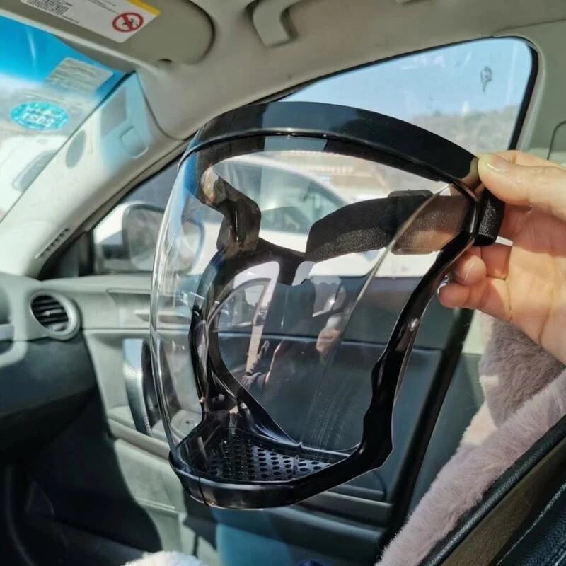 All-Around Face Shield | Clear Protection with Anti-Fog Features | Custom Fit for Every Face
