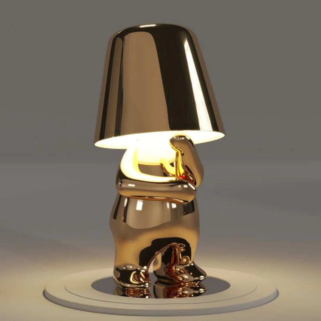 Adjustable Brightness Desk Lamp - Fun Design