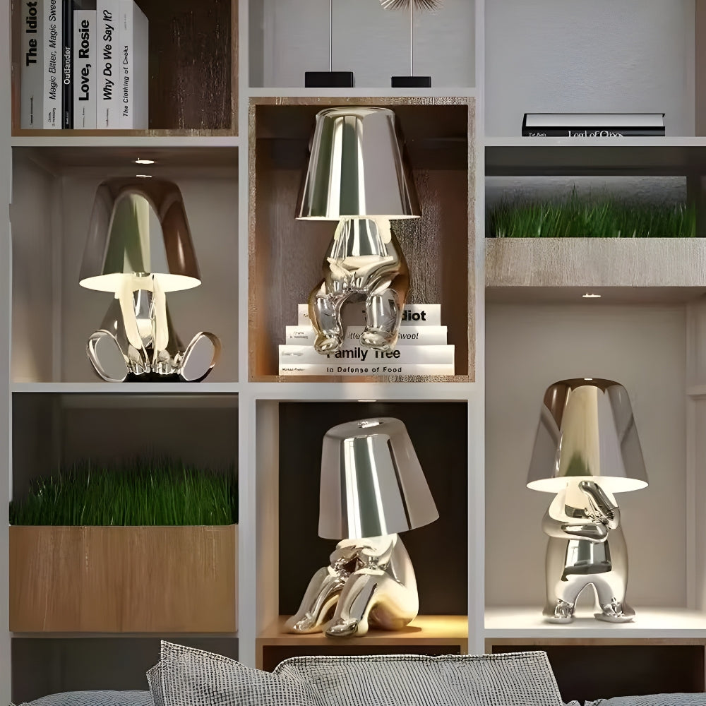 Stylish Touch-Control Lamp with Portable Design for Any Room