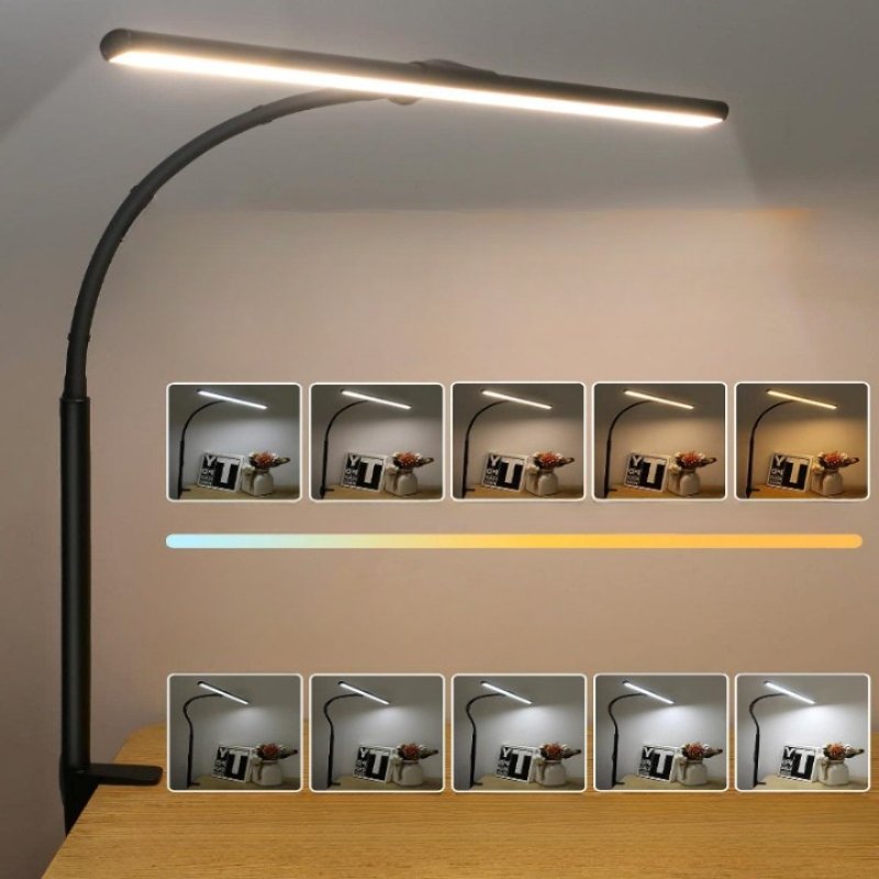 Sleek LED Task Light | 25 Modes & Adjustable Brightness | Eye-Friendly Design