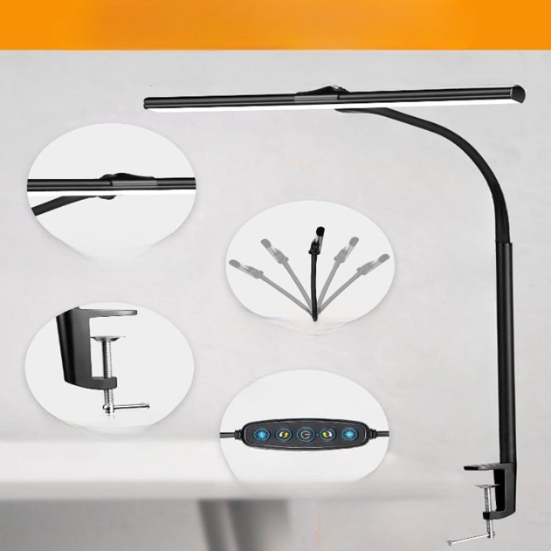 Sleek LED Task Light | 25 Modes & Adjustable Brightness | Eye-Friendly Design