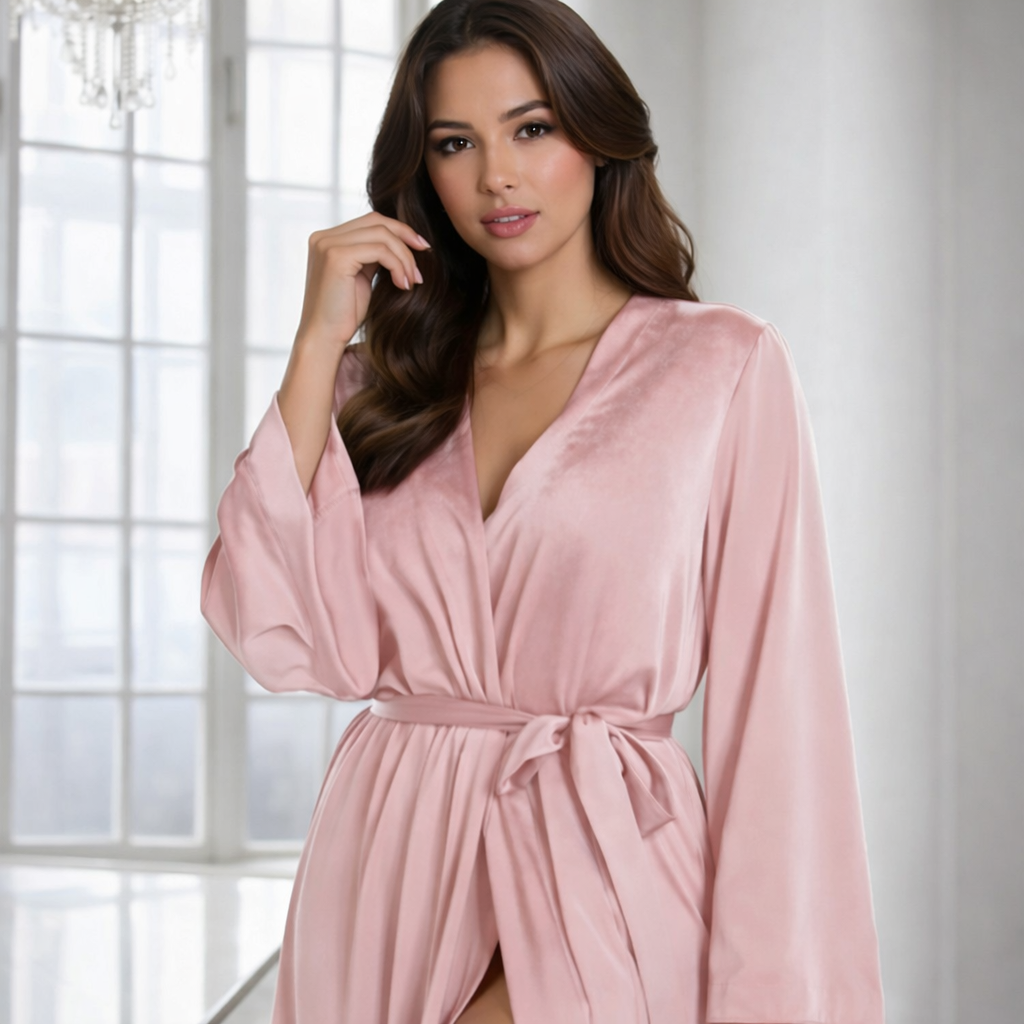 CozyCloud - Lightweight Waffle Bathrobe for Ultimate Relaxation