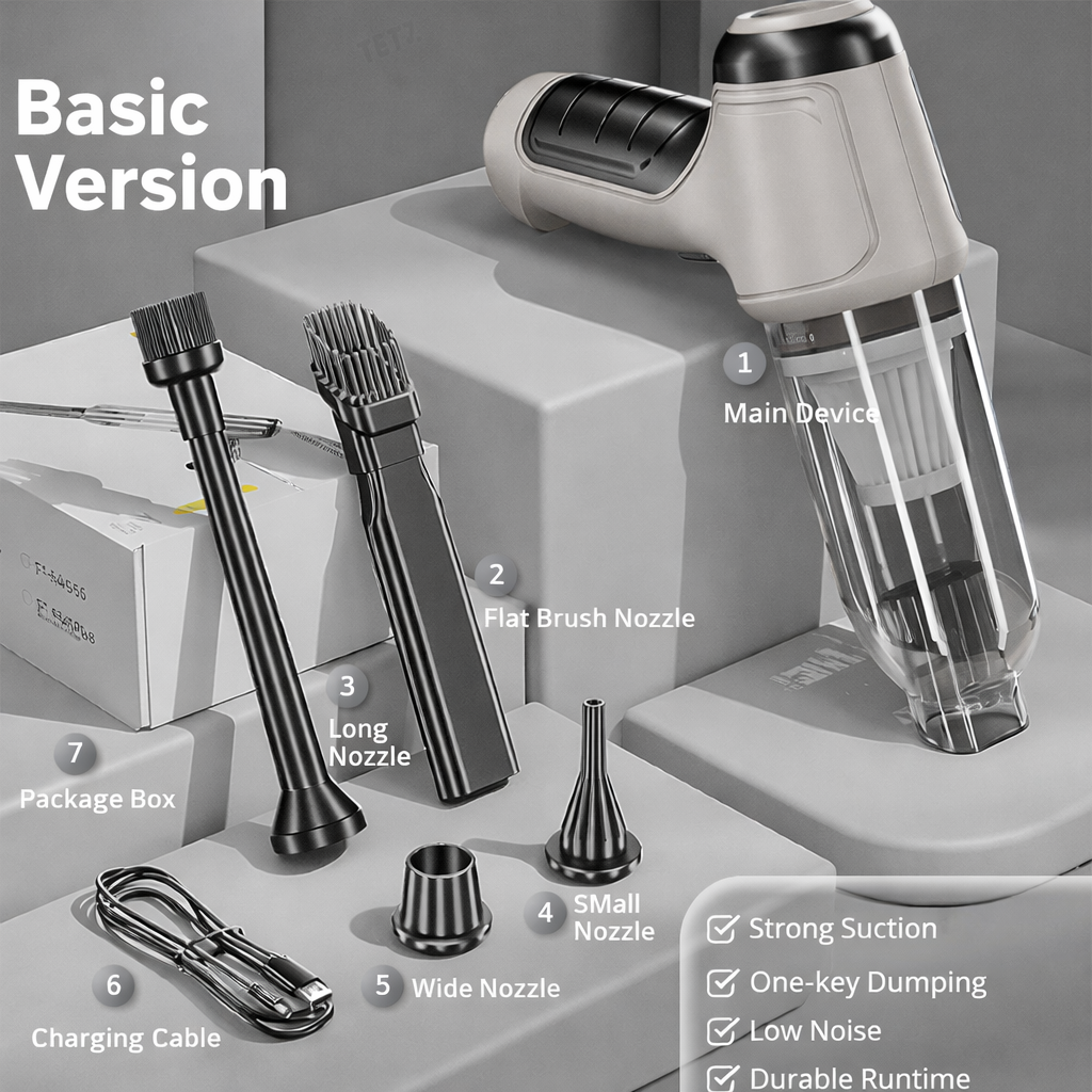 SwiftSweep – Cordless Handheld Vacuum for Effortless Cleaning