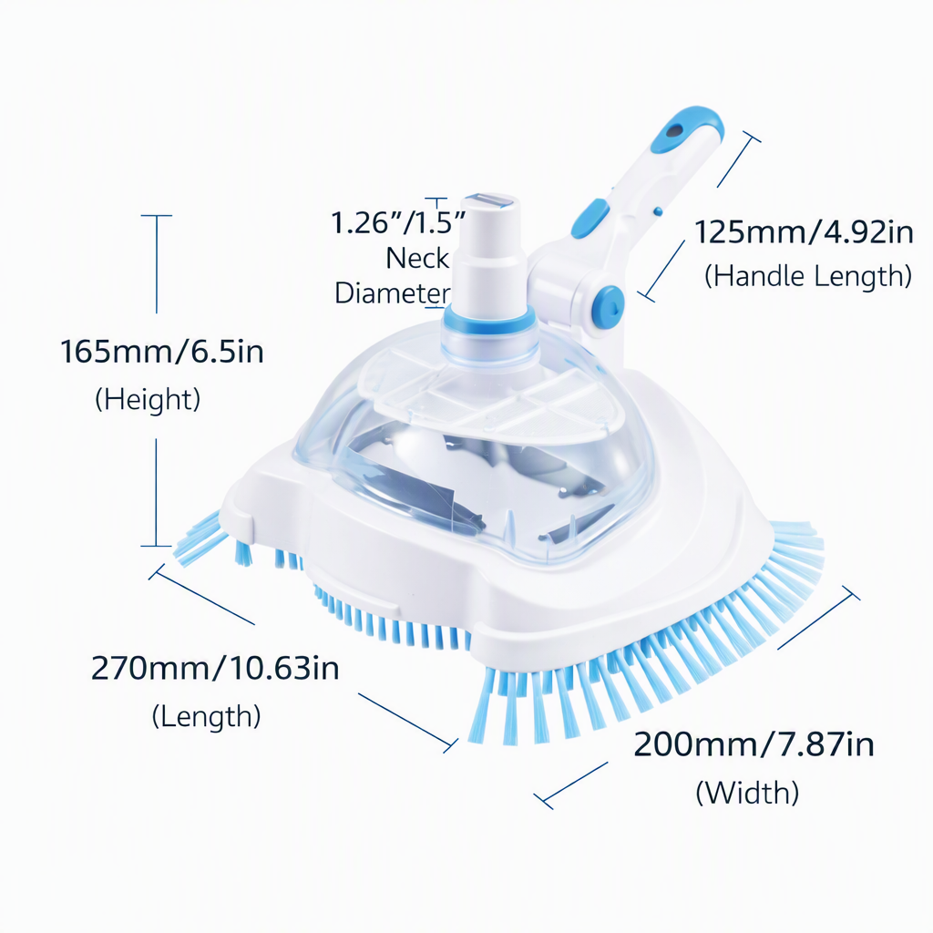 AquaClean Pro – Advanced Pool Vacuum Head