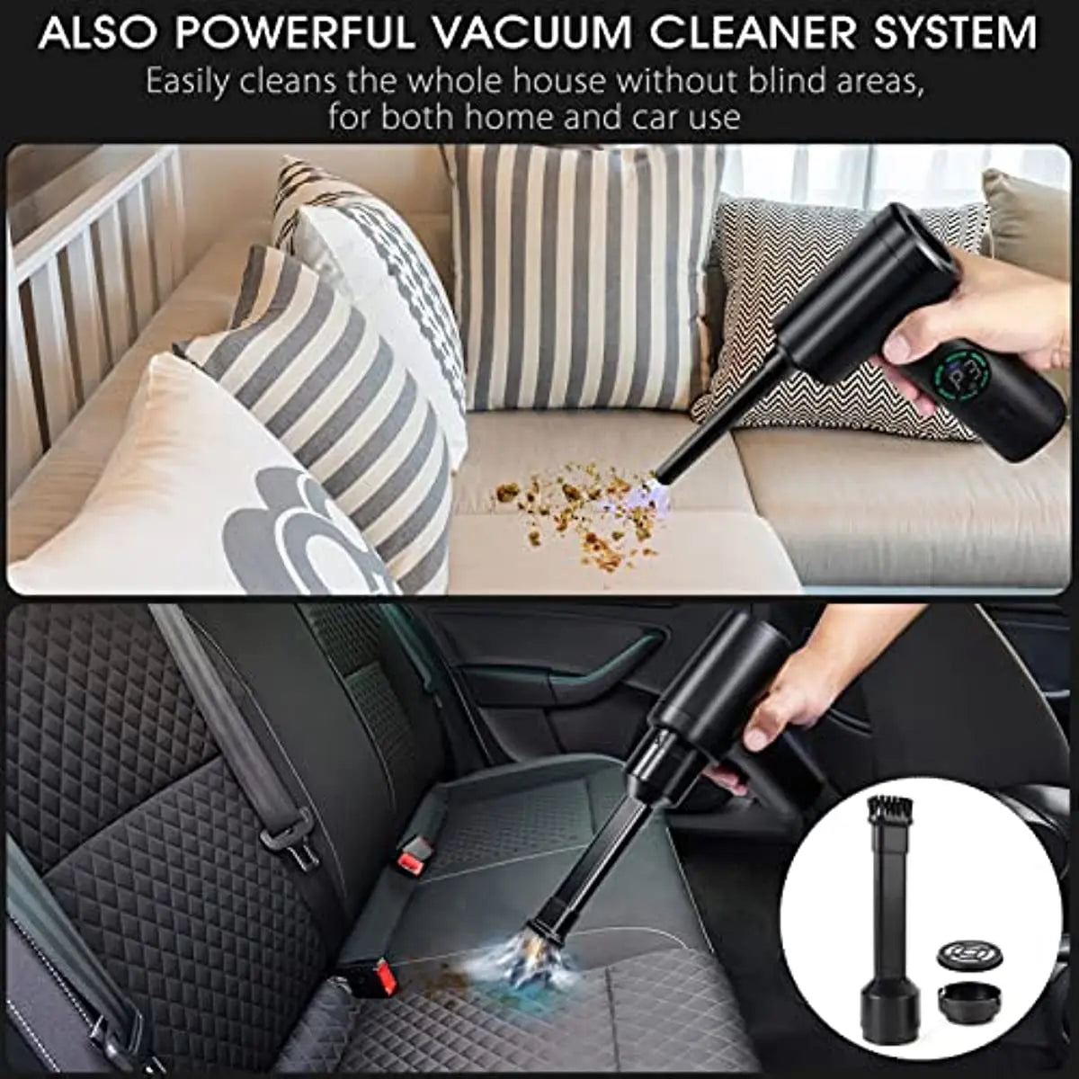 Wireless Dust Eliminator with 7500mAh Battery | Ultimate Cleaning Solution for Electronics
