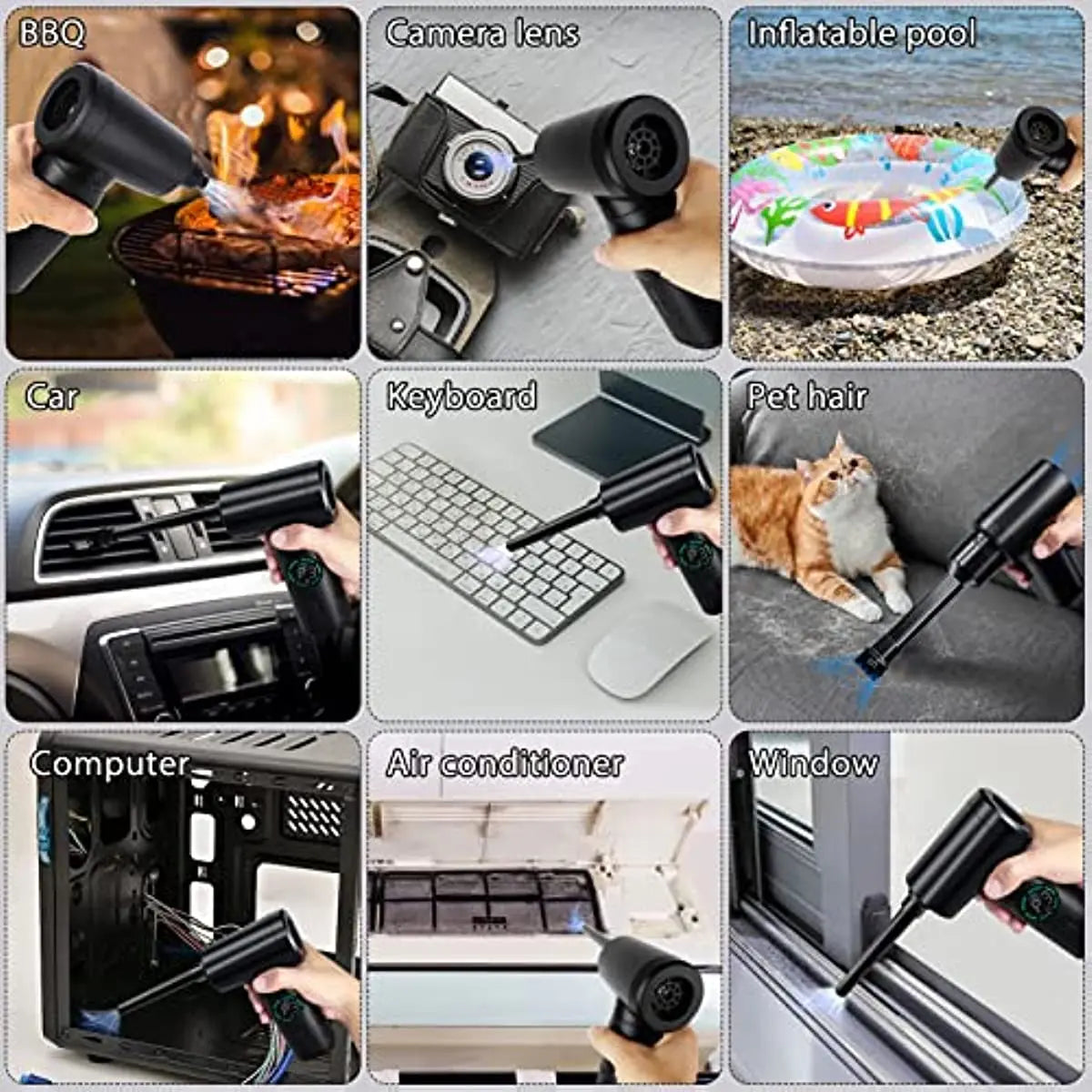 Wireless Dust Eliminator with 7500mAh Battery | Ultimate Cleaning Solution for Electronics
