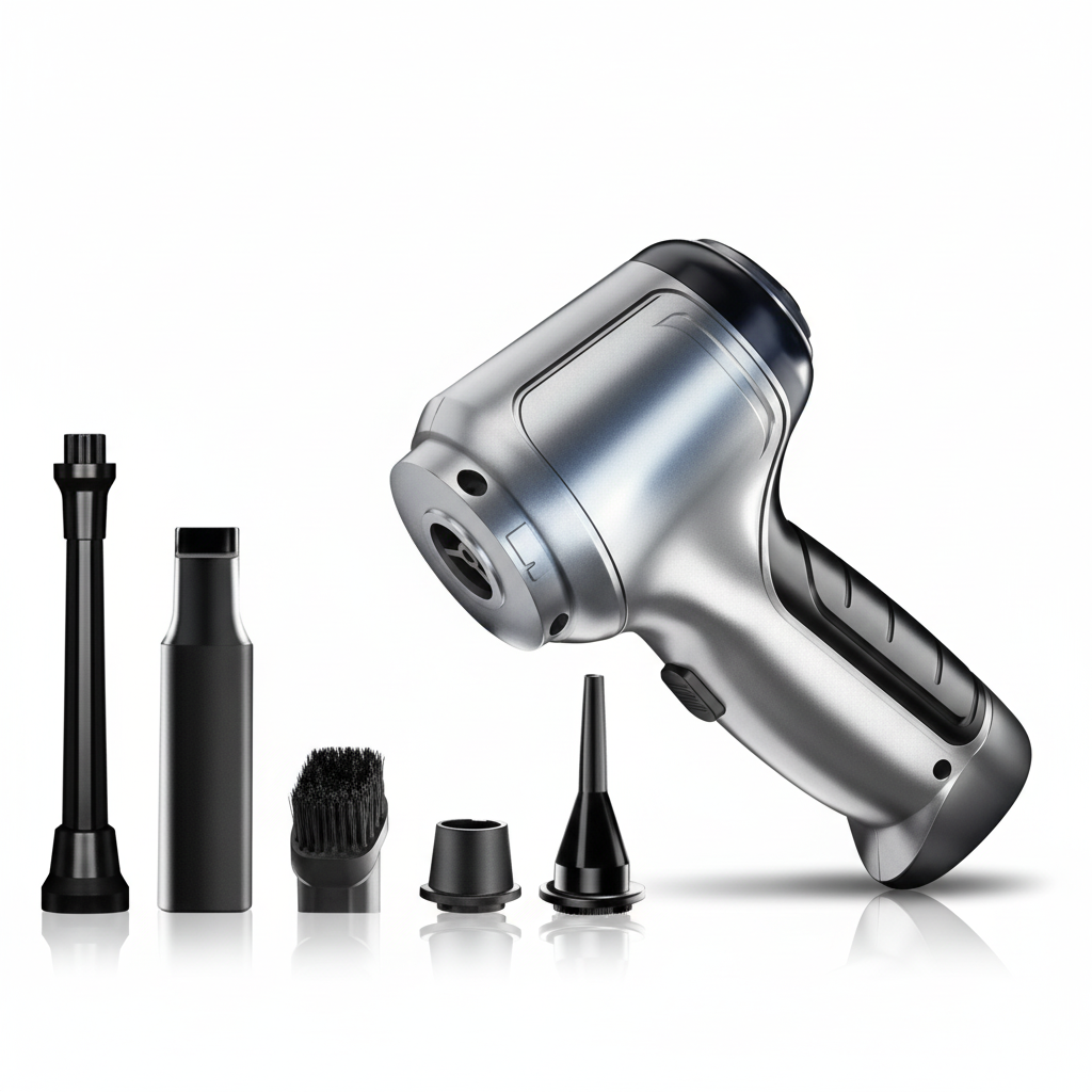 Portable Rechargeable Car Vacuum for Effortless Cleaning
