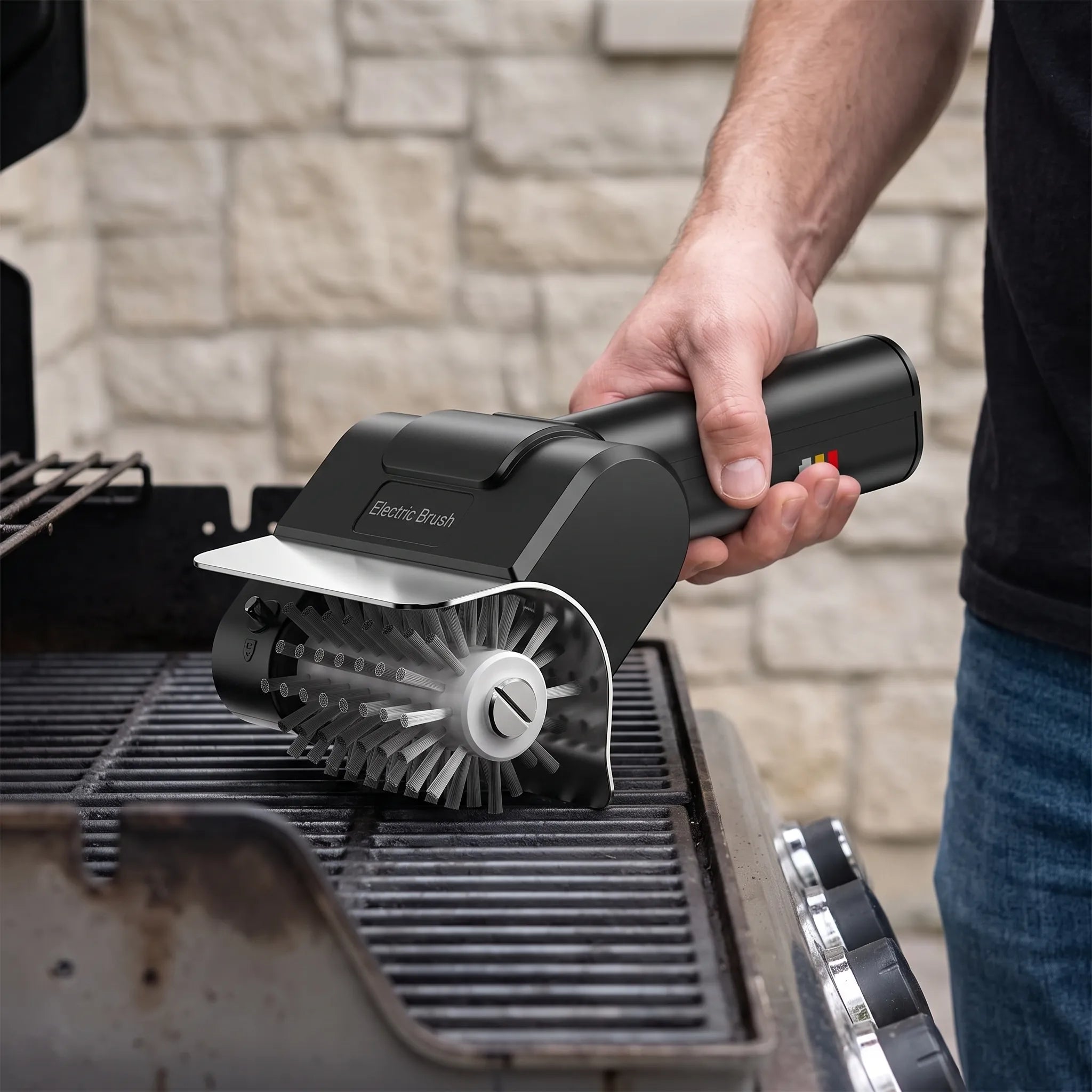 Electric Grill Cleaning Brush - Cordless Design