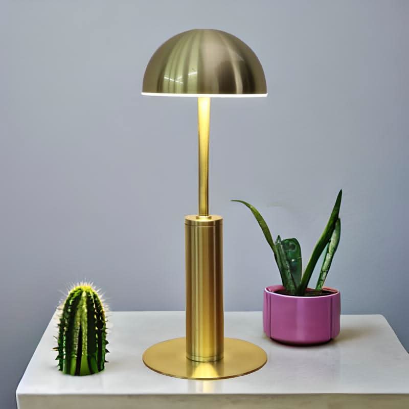 Portable Touch-Dimmed LED Table Lamp with Rechargeable Battery