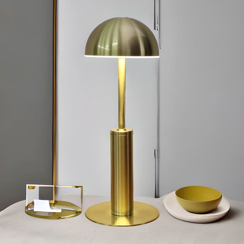 Portable Touch-Dimmed LED Table Lamp with Rechargeable Battery