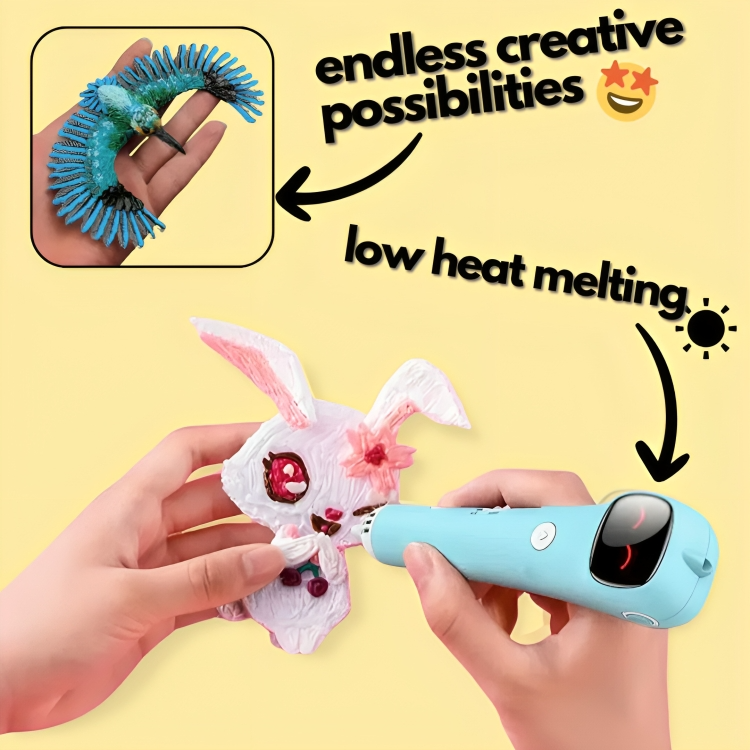 3D Printing Pen Low-Heat Safe Biodegradable Filament