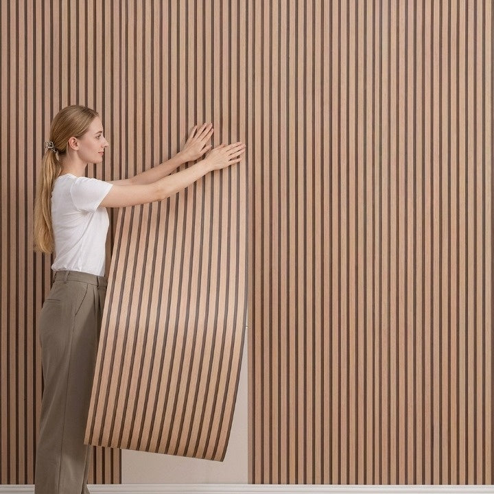 3D Wall Panel Self-Adhesive Wood-Look Water & Scratch-Resistant