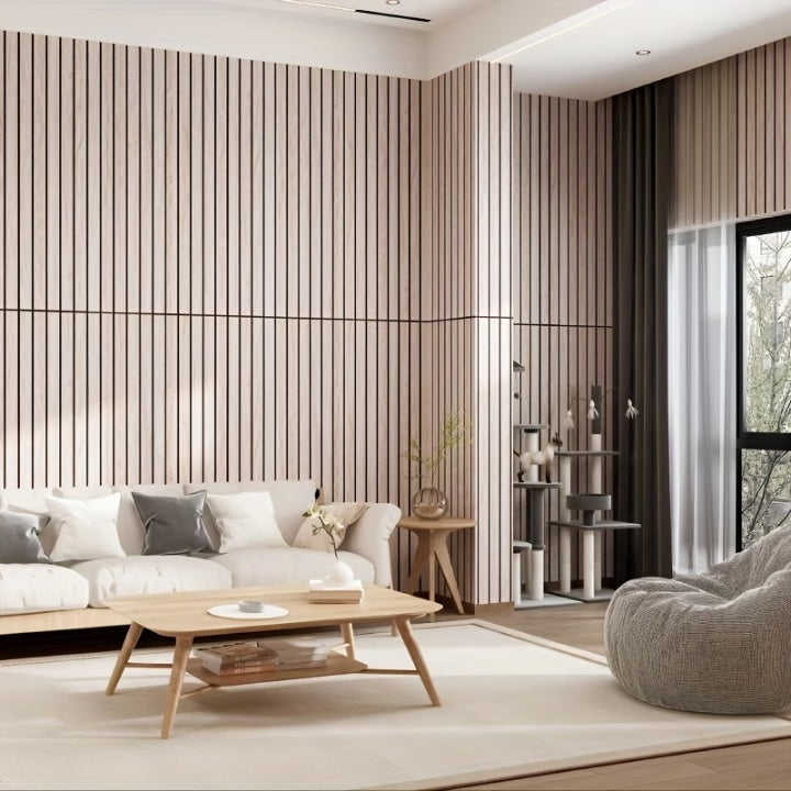 3D Wall Panel Self-Adhesive Wood-Look Water & Scratch-Resistant