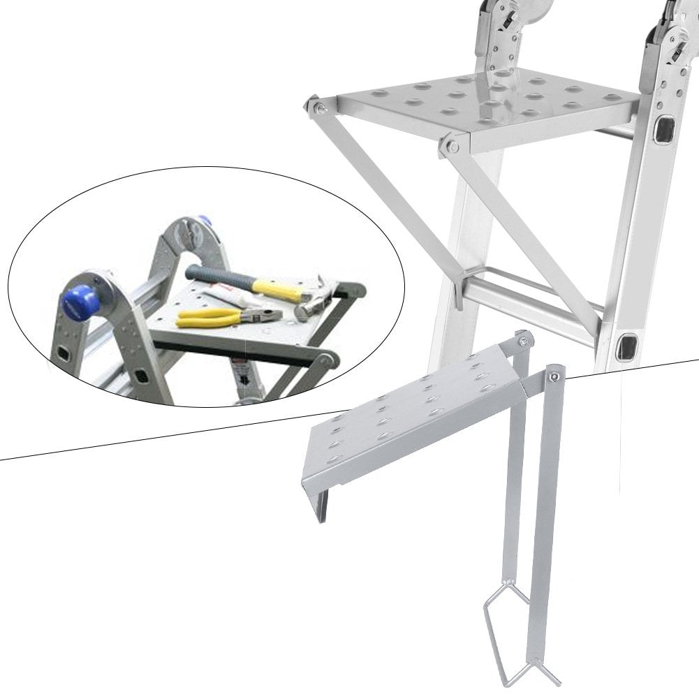 A-Frame Ladder Platform Galvanized Steel Slip-Resistant 150 Kg Capacity