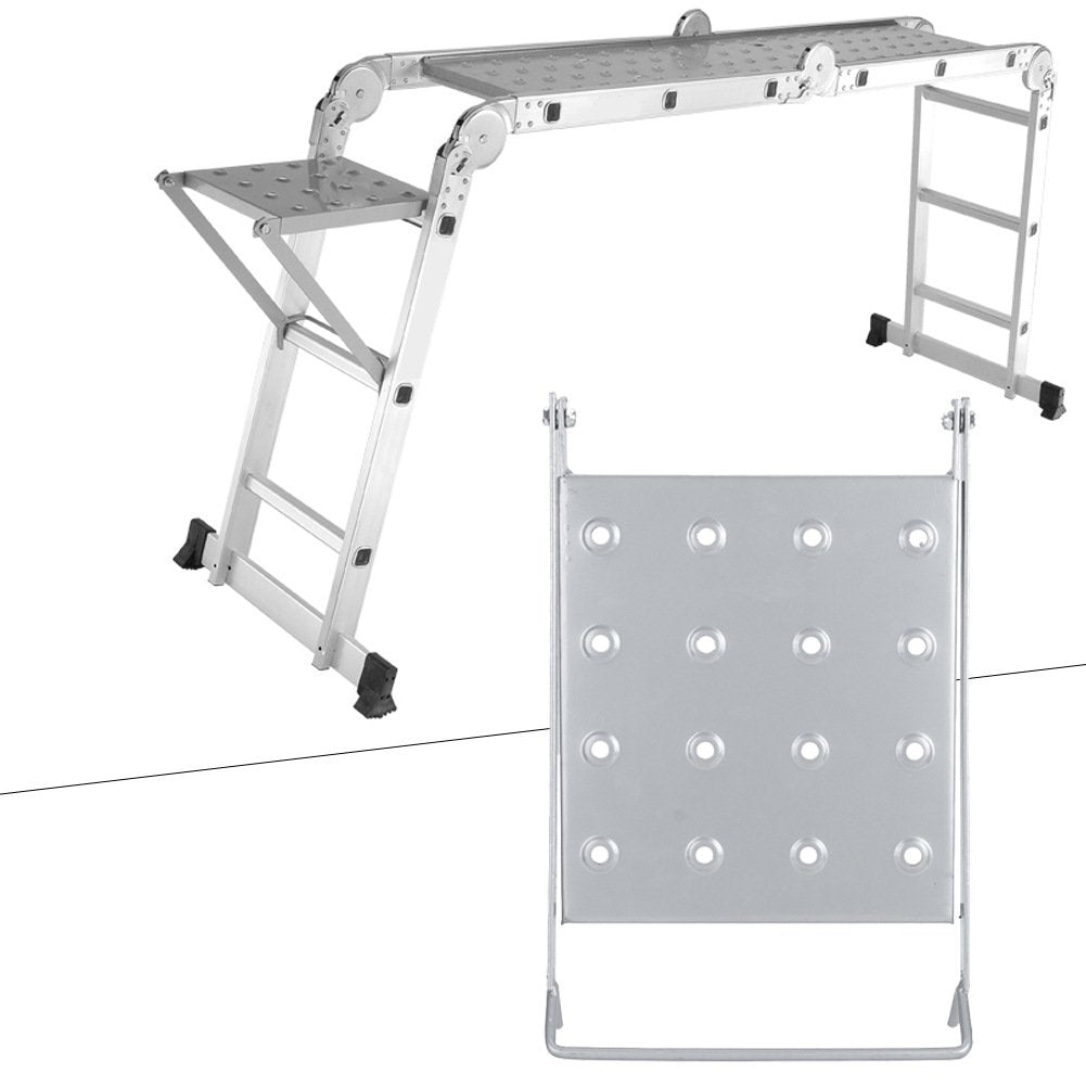 A-Frame Ladder Platform Galvanized Steel Slip-Resistant 150 Kg Capacity