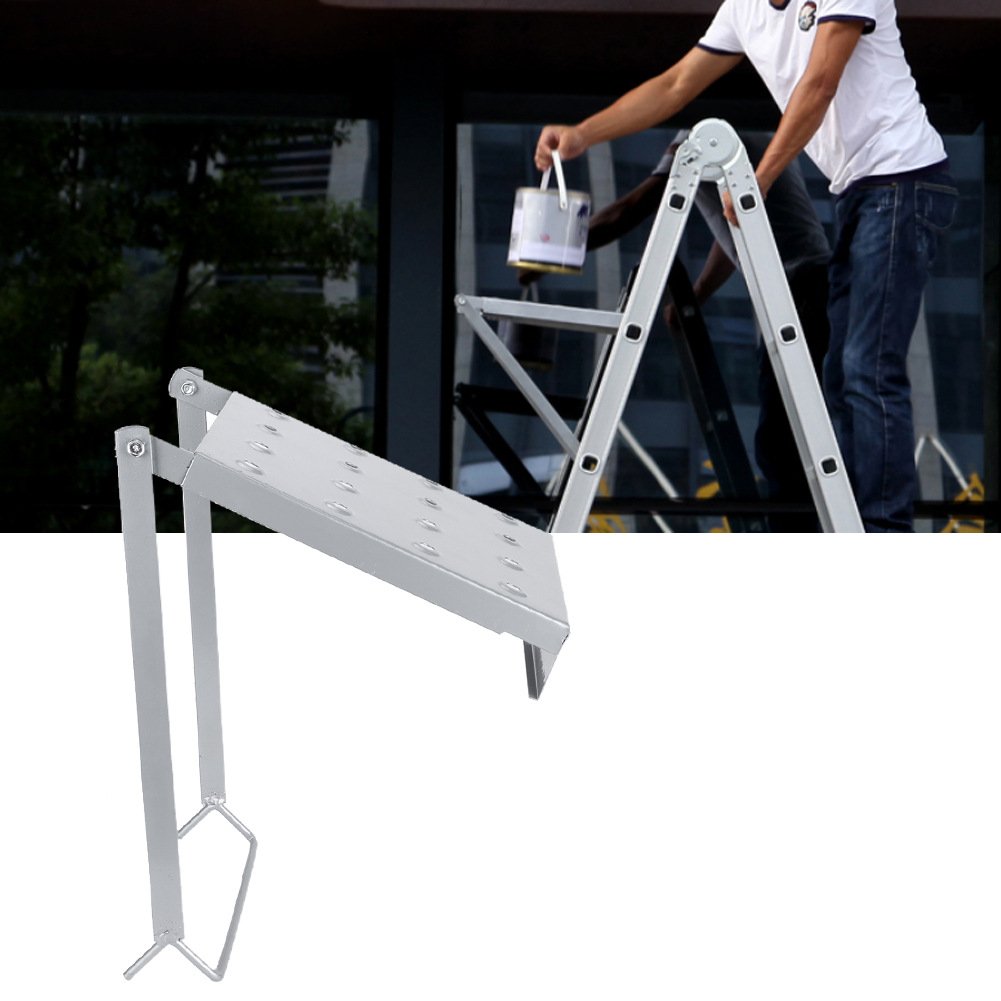 A-Frame Ladder Platform Galvanized Steel Slip-Resistant 150 Kg Capacity
