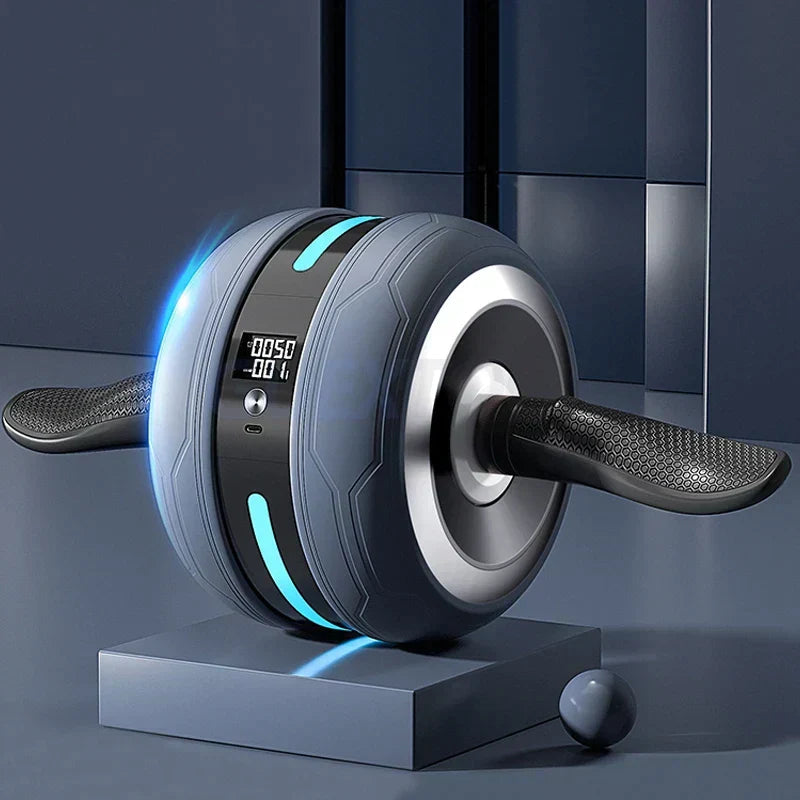Ab Wheel Automatic Return & Smart Rep Counter
