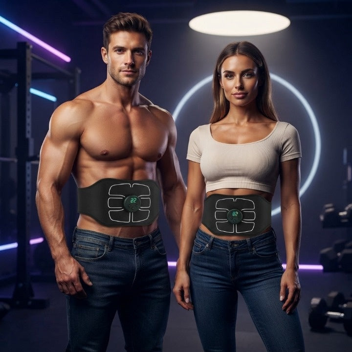 Abdominal Belt EMS 6 Modes USB Rechargeable