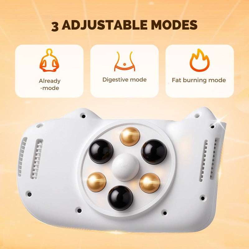 Abdominal Massager Heat & Vibration Wireless Rechargeable