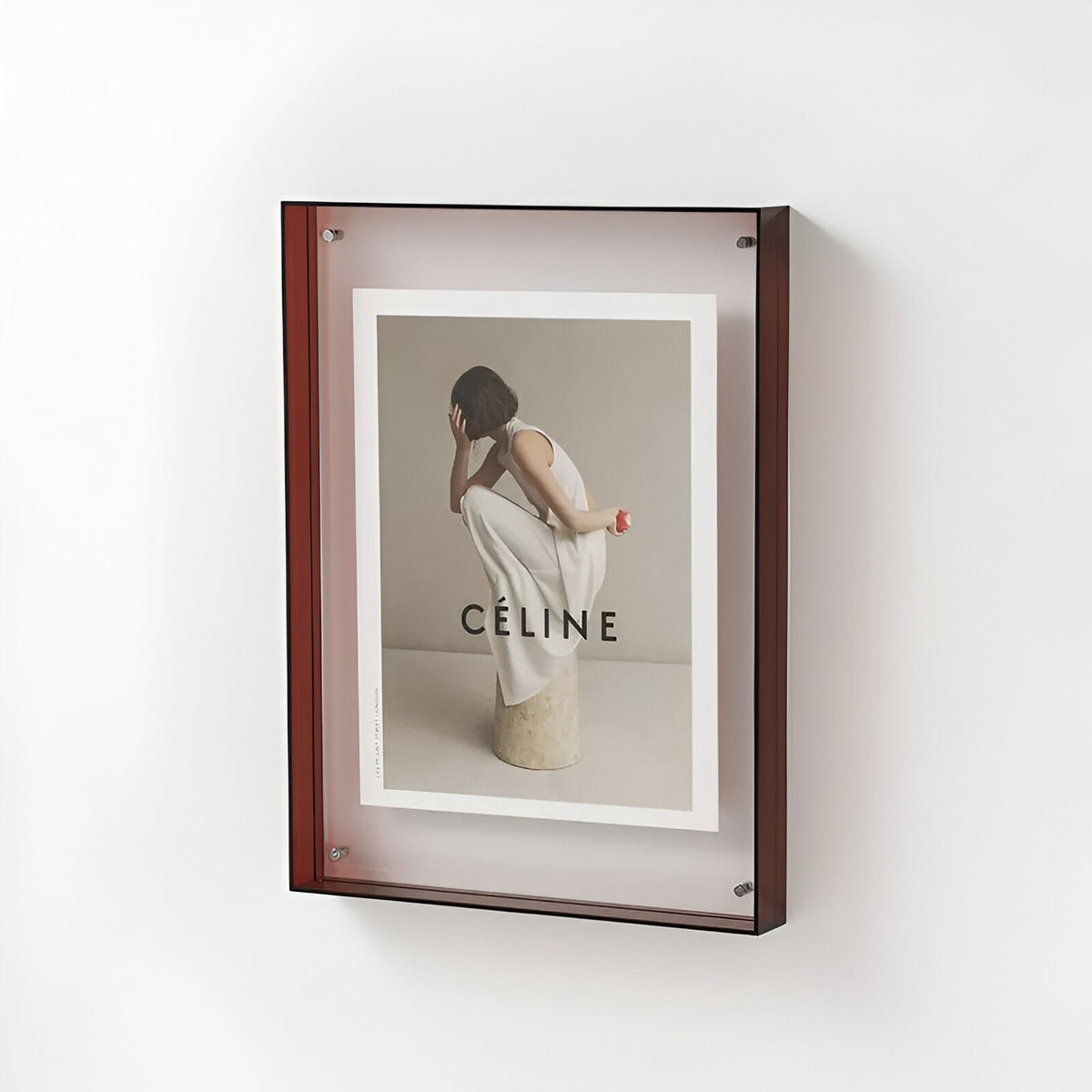 Acrylic Picture Frame Floating Effect Tool-Free Image Swap