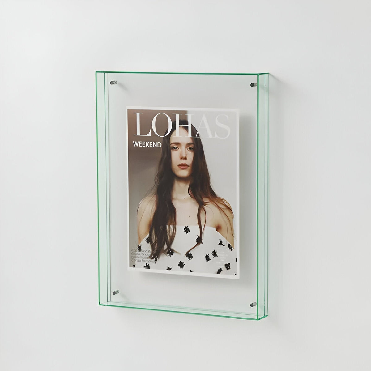 Acrylic Picture Frame Floating Effect Tool-Free Image Swap