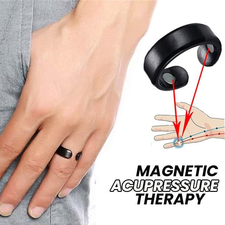 Acupressure Ring Magnetic Adjustable One Size