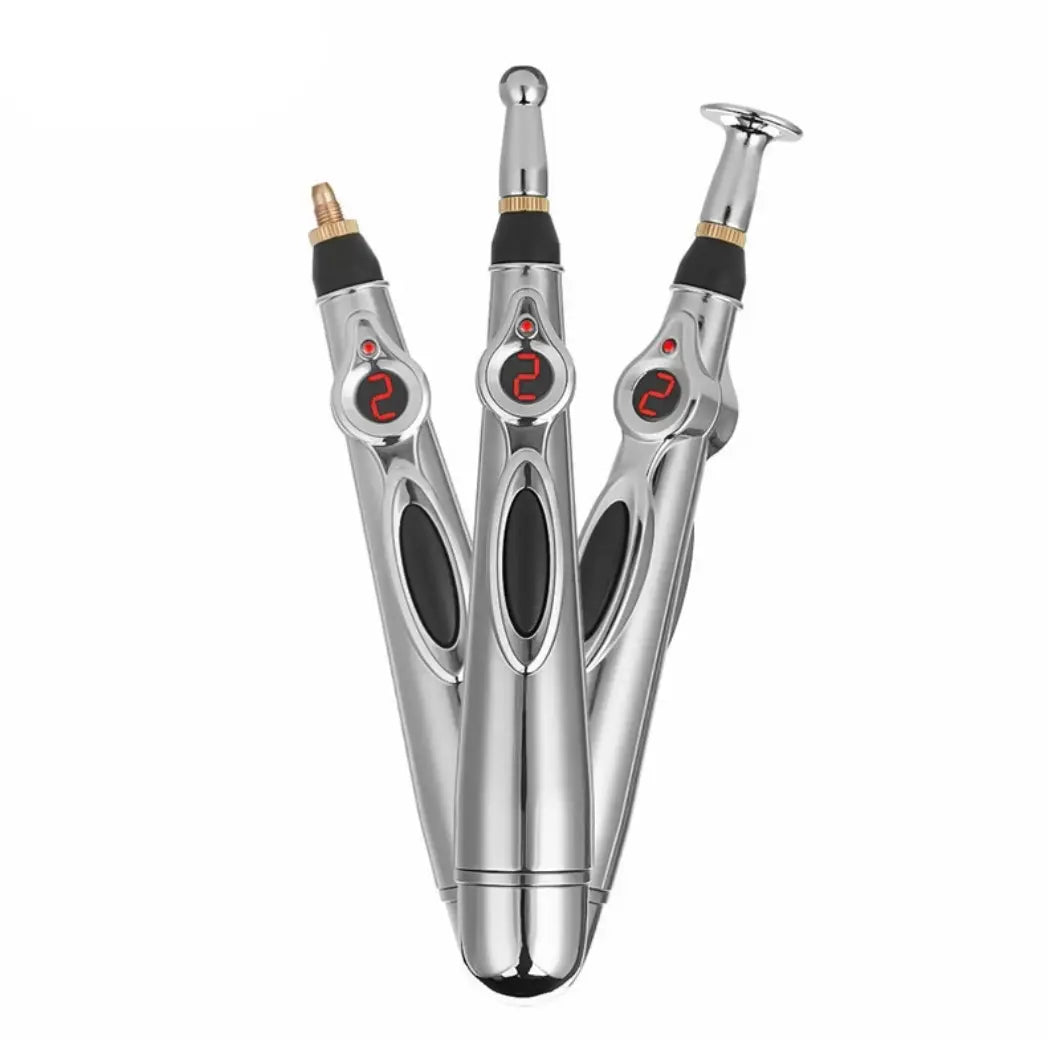 Acupuncture Pen Interchangeable Tips & 9 Intensity Levels